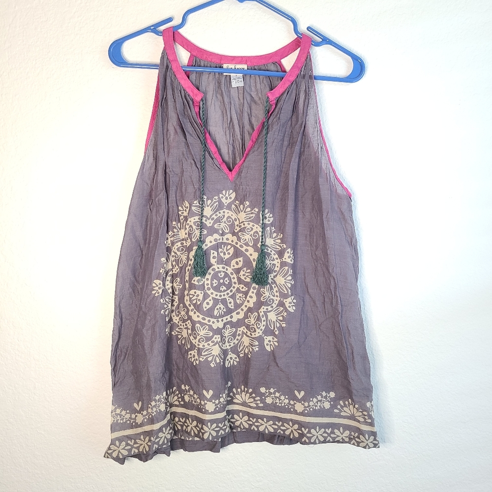 Live Happy Natural Life Racer Back Shirt